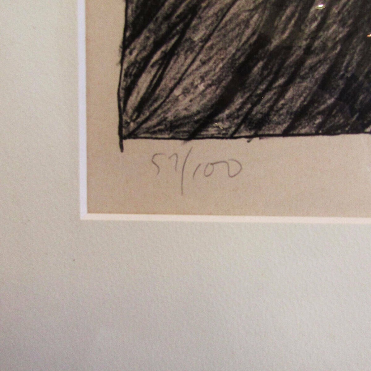 Rochelle Feinstein Signed Original Lithograph 1978 Framed Numbered