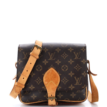 Louis Vuitton Cartouchiere Handbag Monogram Canvas Mm