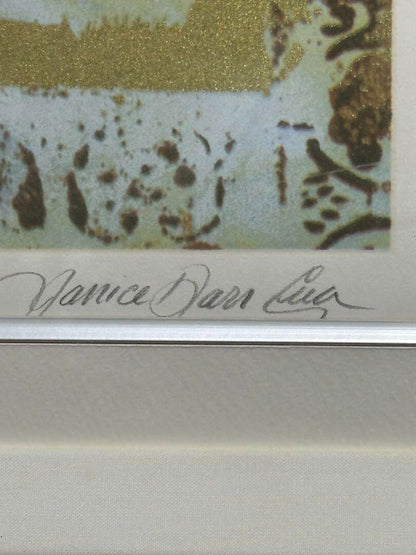Janice Darr Cua Original Lithograph Limited Edition Signed "For You" Unframed