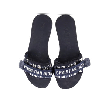 Christian Dior Women'S Dio(R)Evolution Slide Sandals Oblique Fabric