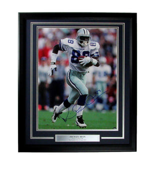 Michael Irvin Hof Dallas Cowboys Signed/Auto 16X20 Photo Framed Prova 165829