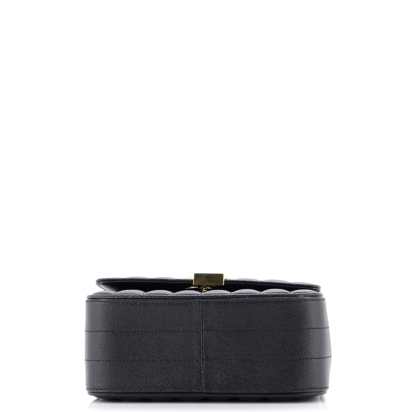 Saint Laurent Vicky Crossbody Bag Vertical Quilted Grainy Leather Medium