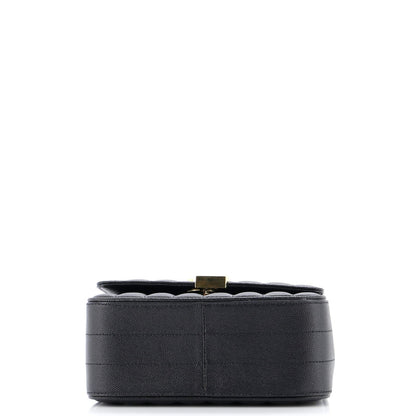 Saint Laurent Vicky Crossbody Bag Vertical Quilted Grainy Leather Medium