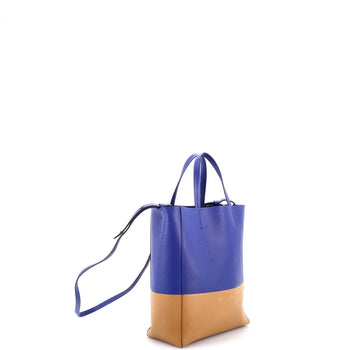 Small Celine Vertical Bi-Cabas Tote Grained Calfskin