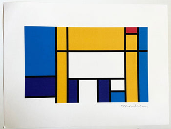Piet Mondrian Lithograph Yale 1979 Numbered Published 250 Ex