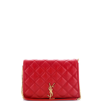 Saint Laurent Becky Shoulder Bag Quilted Leather Mini