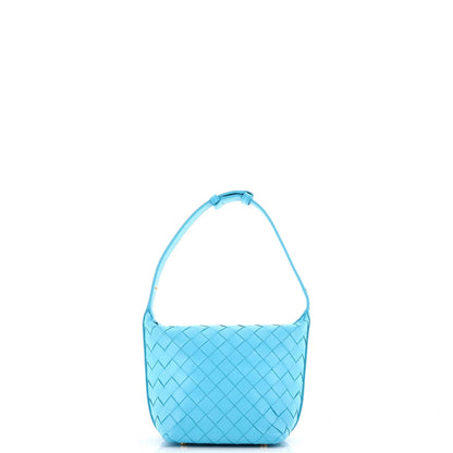 Bottega Veneta Wallace Shoulder Bag Intrecciato Nappa Candy