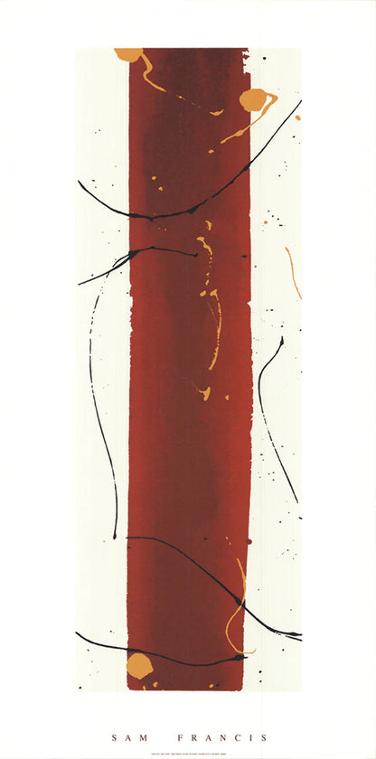 Sam Francis Untitled " Serigraph Abstract