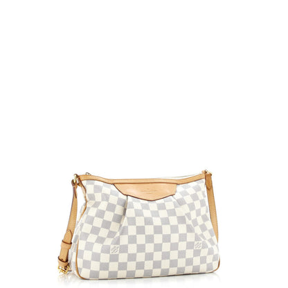 Louis Vuitton Siracusa Handbag Damier Pm