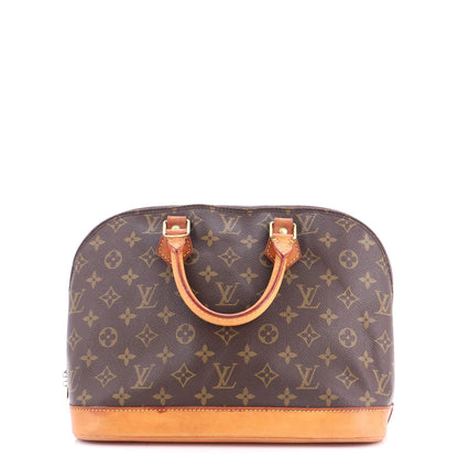 Louis Vuitton Vintage Alma Handbag Monogram Canvas Pm