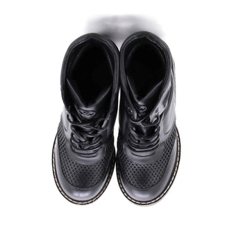 Louis Vuitton Women'S Digital Gate Boots Leather With Mesh