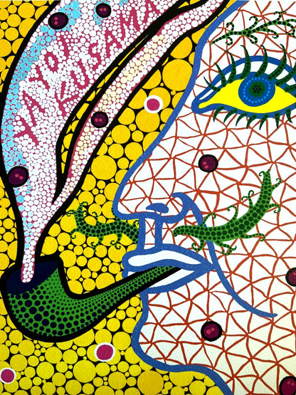 Yayoi Kusama Lithograph: Mori Art Museum Coa