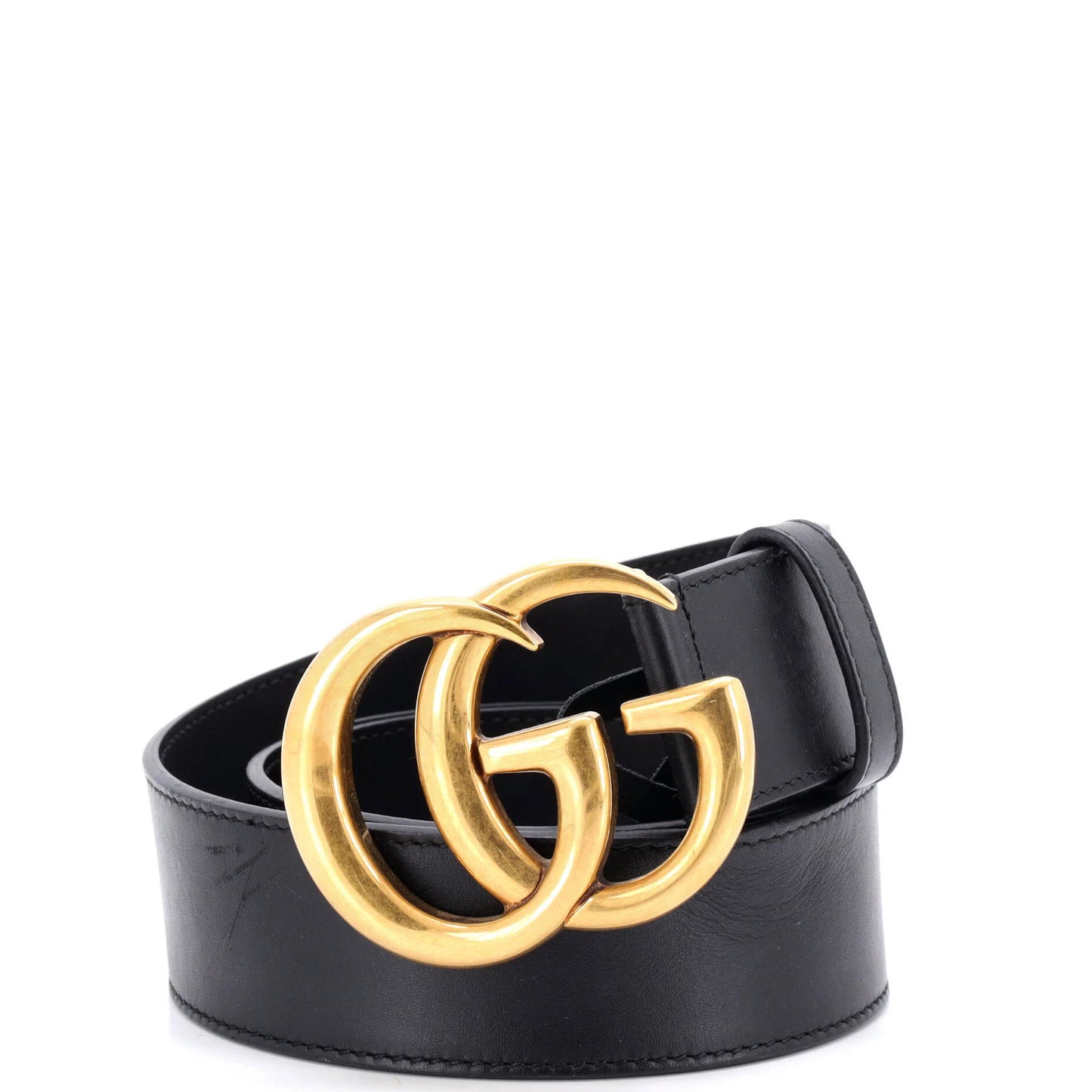 Gucci Gg Marmont Belt Leather Wide