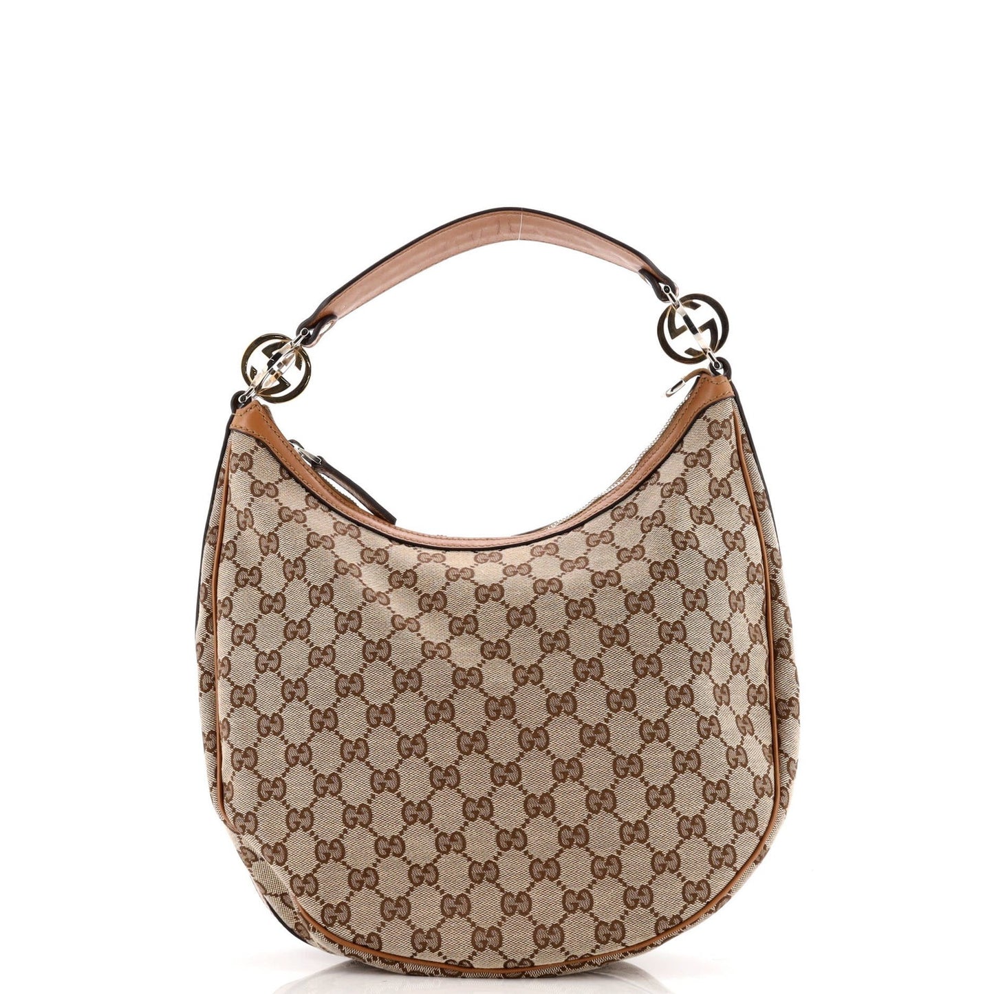 Gucci Twins Hobo Gg Canvas Medium