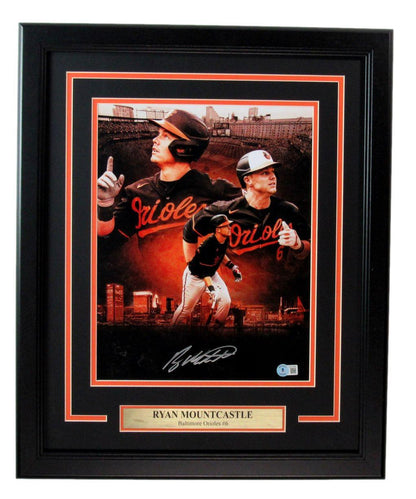 Ryan Mountcastle Autographed 11X14 Photo Orioles Framed Beckett 180810