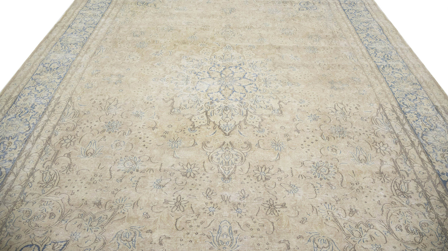 10X13 Ft Antique Distressed Vintage Oriental Rug
