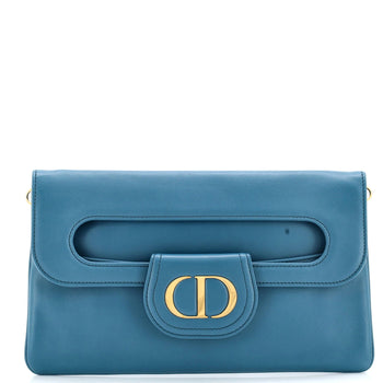 Christian Dior Diordouble Chain Bag Leather Medium