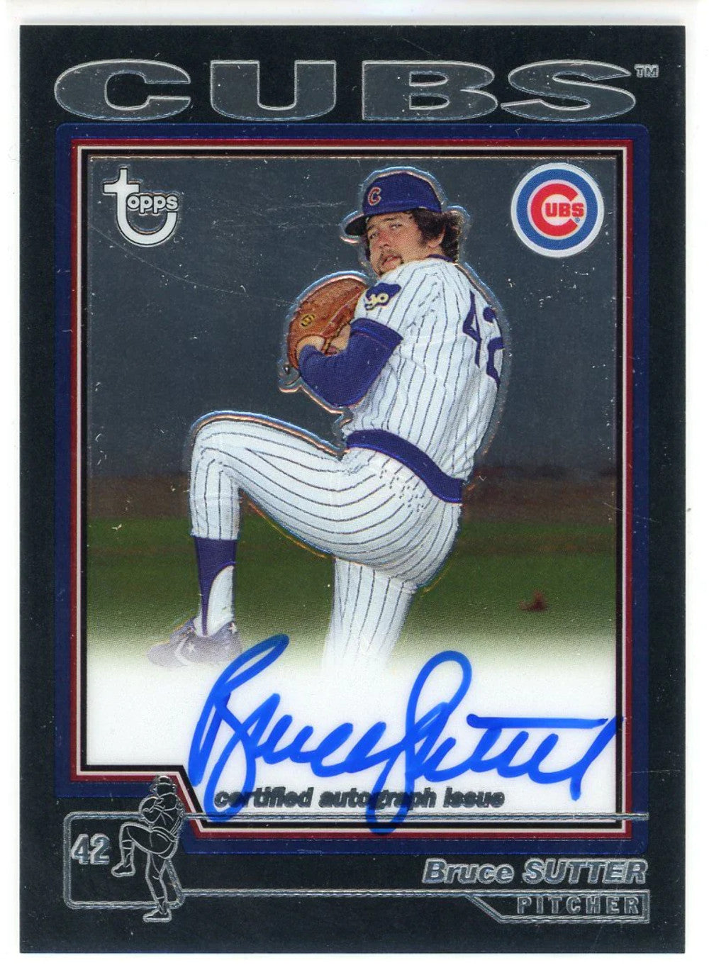Bruce Sutter Autographed 2004 Topps Card #Ta-Bs
