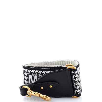 Christian Dior 30 Montaigne Shoulder Strap Houndstooth Canvas