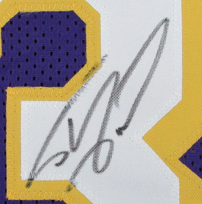 Shaquille O'Neal Hof Autographed Purple Custom Jersey Lakers Beckett 186800