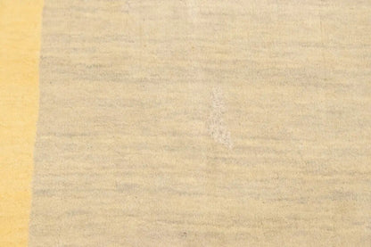 Modern Lori Gabbeh Rug Hand-Loomed Tribal Border