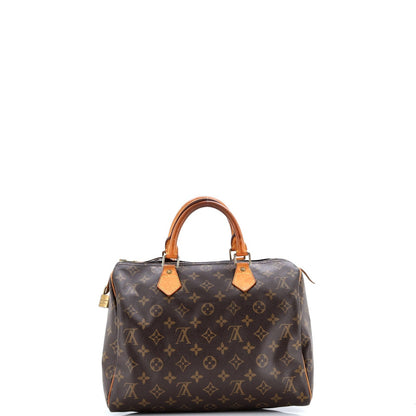 Louis Vuitton Speedy Handbag Monogram Canvas 30