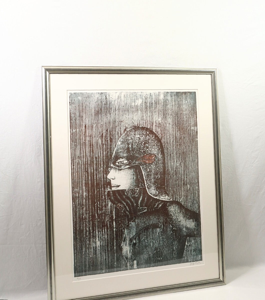 Paul Wunderlich Amazones Ed15 Original Lithograph Signed Framed Surrealism Art