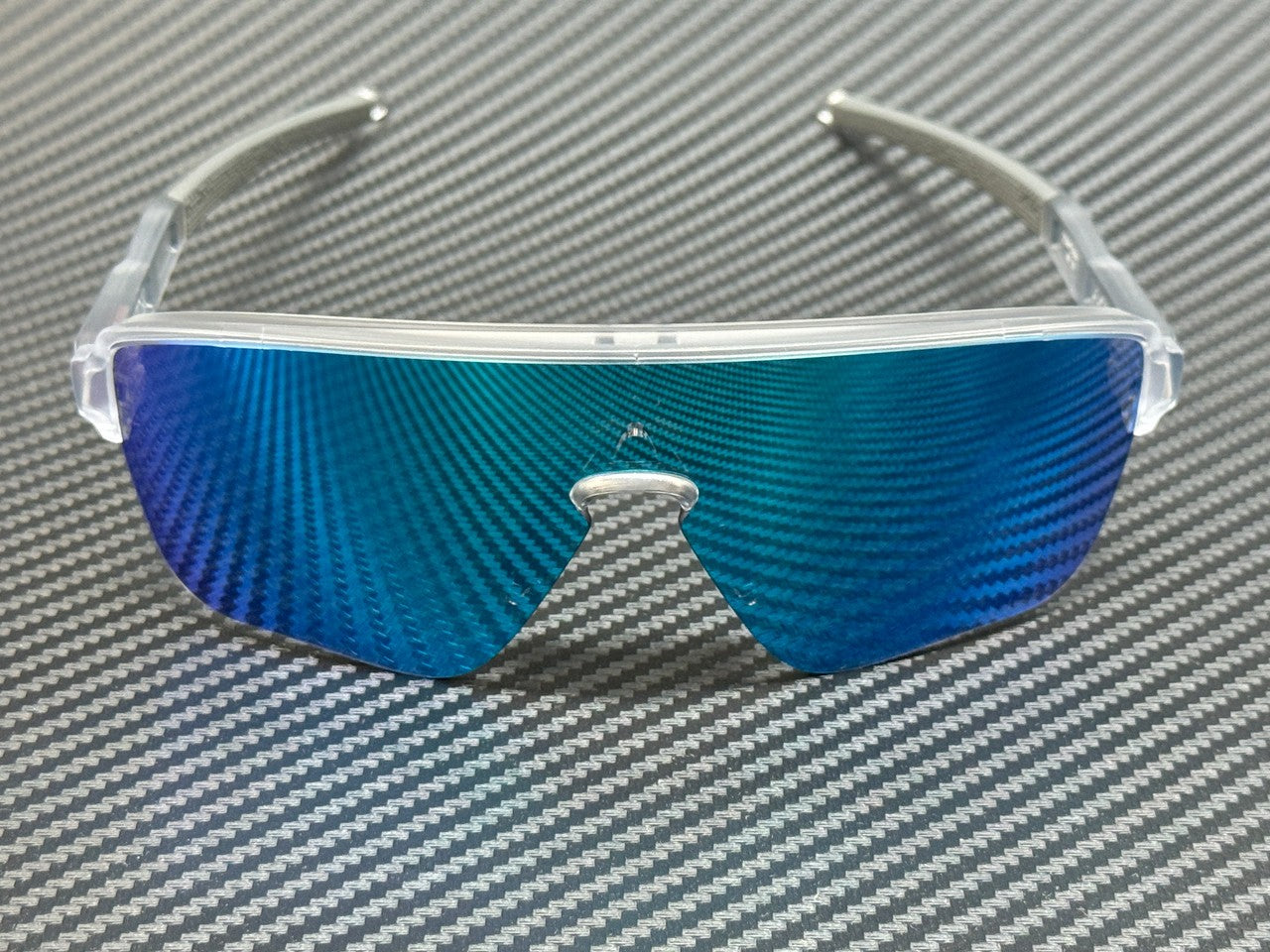 OAKLEY OO9415 05 Matte Clear Prizm Sapphire Men's 65 mm Sunglasses