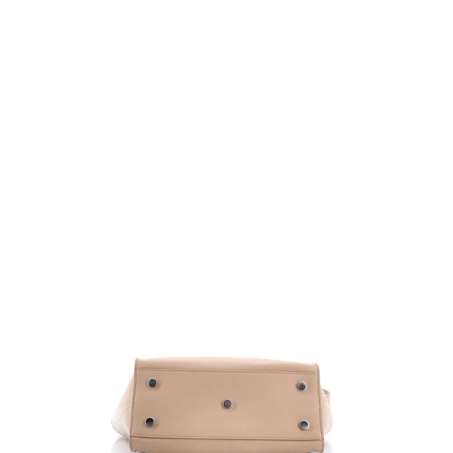 Saint Laurent Monogram Cabas Downtown Leather With Crocodile Embossed Leather