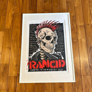 RANCID Silkscreen Poster Autographed by the members