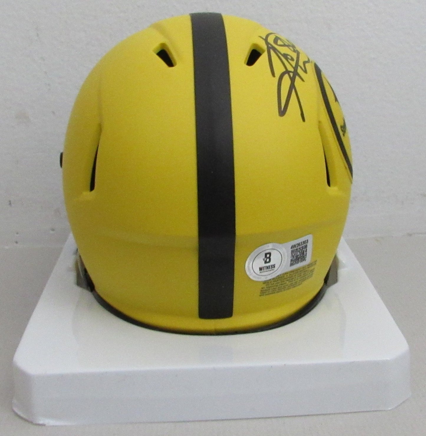Hines Ward Signed/Auto Lunar Eclipse Mini Helmet Steelers Beckett 204021