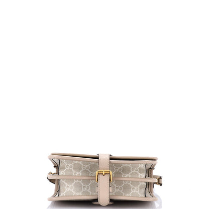 Gucci Interlocking G Patch Messenger Bag Gg Coated Canvas Mini