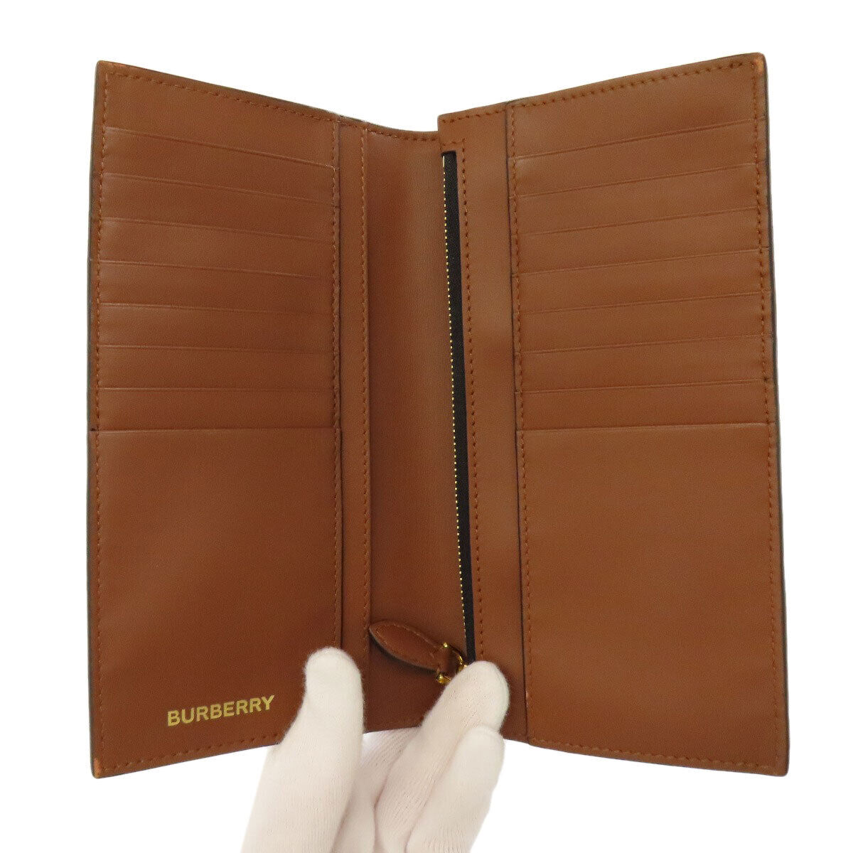 BURBERRY Long wallet (with coin pocket) Logo