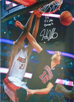 Hassan Whiteside 1St Triple Double Autographed