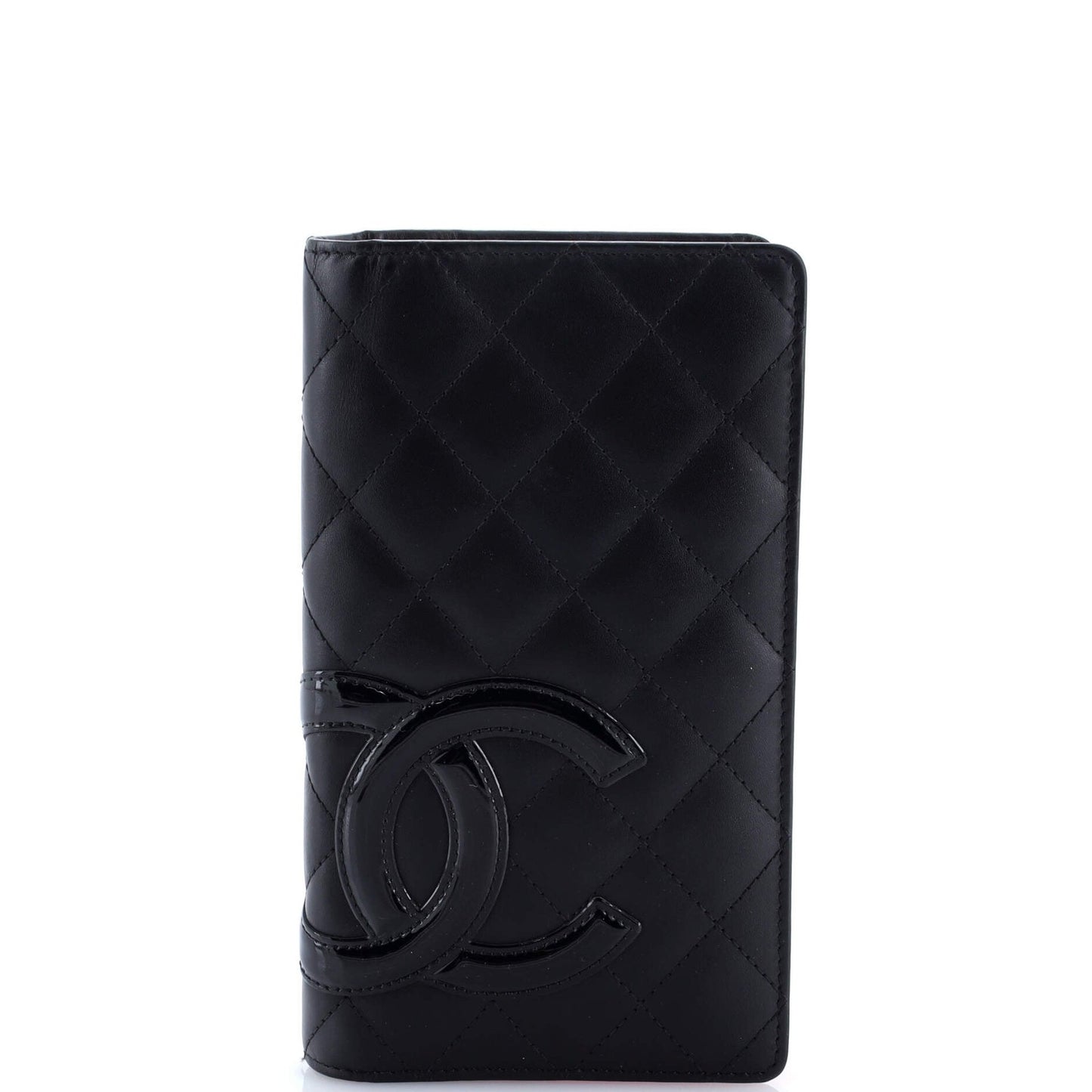 Chanel Cambon Bifold Wallet Quilted Lambskin Long
