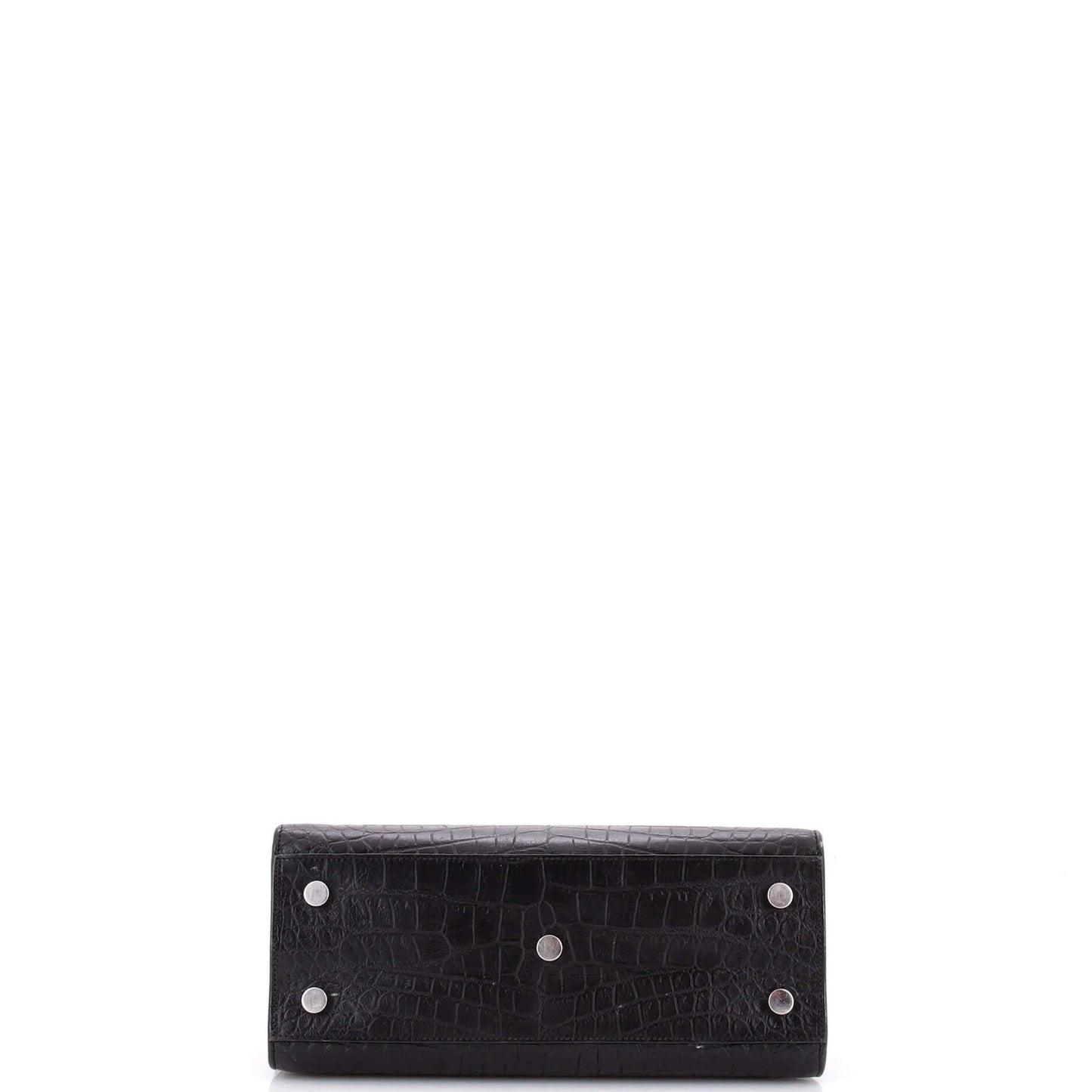 Saint Laurent Sac De Jour Nm Bag Crocodile Embossed Leather Baby