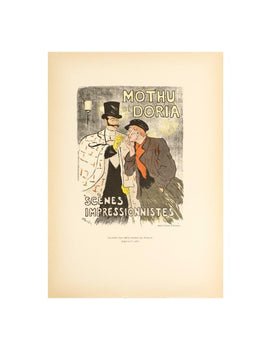 Steinlen For Affiches Illustrees 1896 Original Vintage Poster Mothu Et Doria