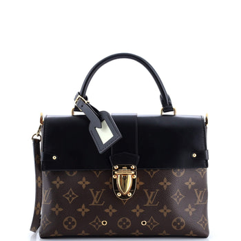 Louis Vuitton One Handle Flap Bag Monogram Canvas And Leather Mm