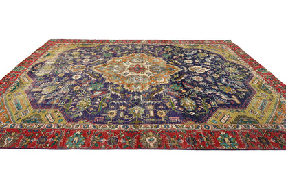 Rug Oriental Distressed 9X12 Traditional Floral Carpet Living Room Vintage