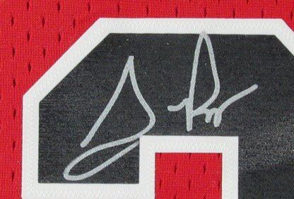 Scottie Pippen Hof Autographed Basketball Jersey Bulls Framed Beckett 176757