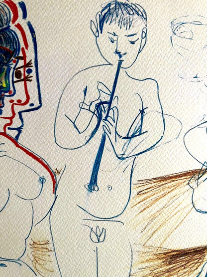 Pablo Picasso Lithograph Coa Signed / Numbered In Pencil Limited