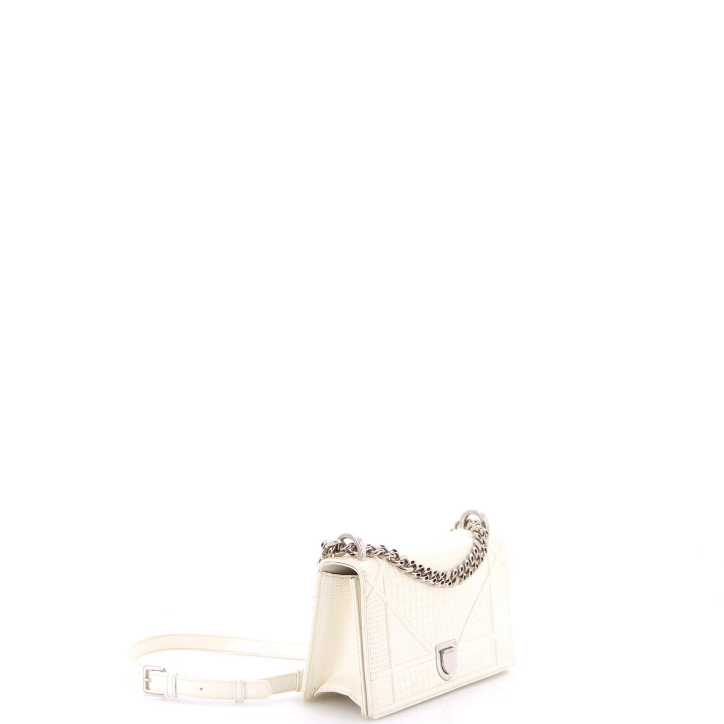 Christian Dior Diorama Flap Bag Cannage Embossed Calfskin Small