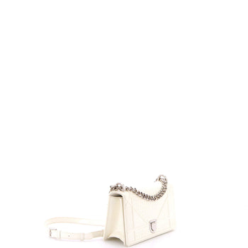 Christian Dior Diorama Flap Bag Cannage Embossed Calfskin Small