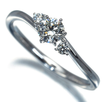 Tasaki Ring Diamond 0.30Ct H Vvs2 3Ex Us5.5-5.75