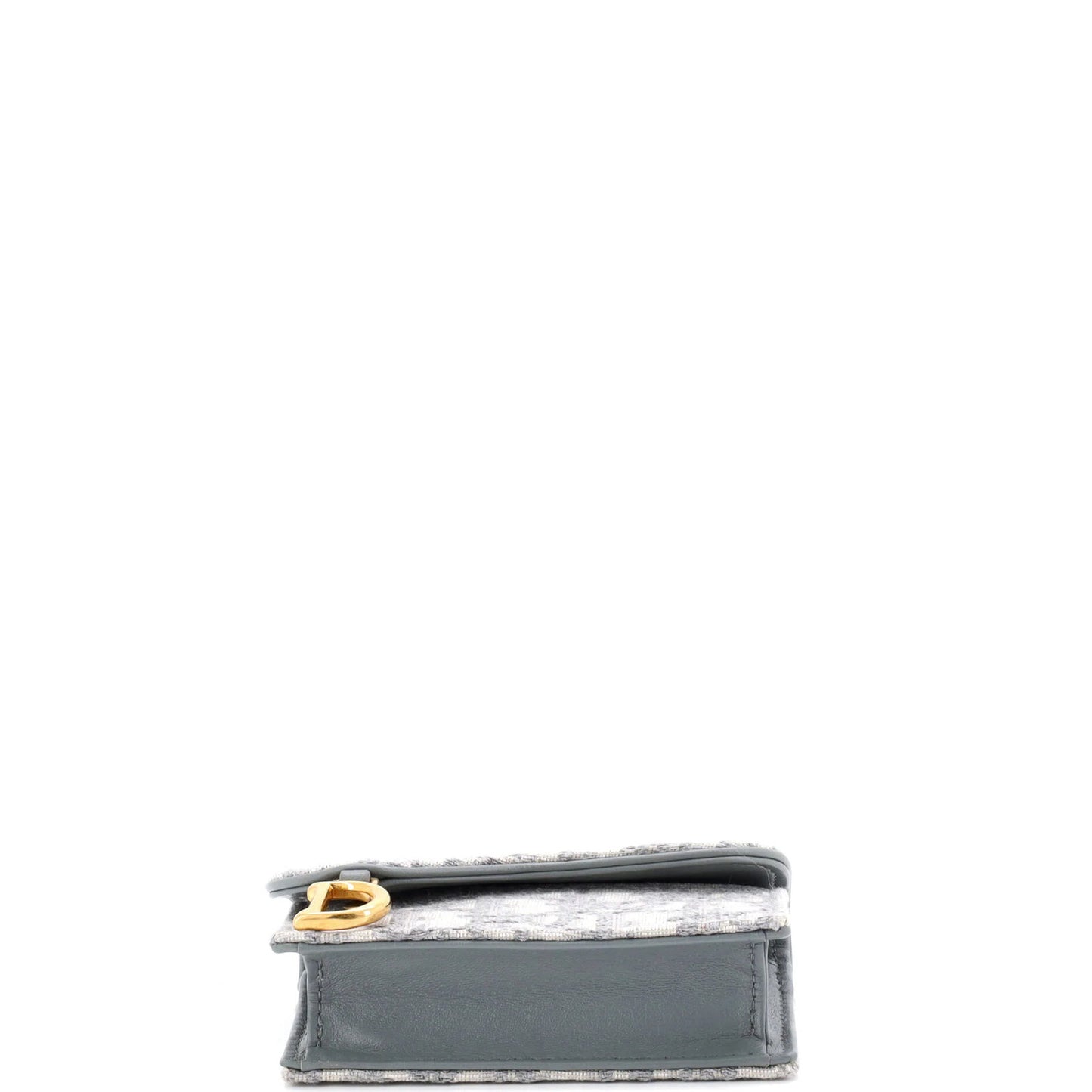 Christian Dior Saddle Card Case Oblique Canvas