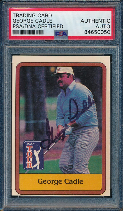 1981 Donruss Pga George Cadle #55 Authentic Card