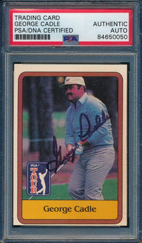 1981 Donruss Pga George Cadle #55 Authentic Card