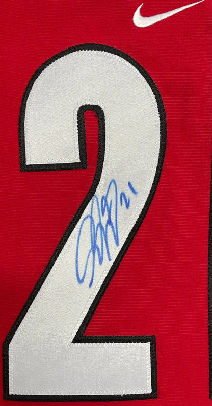 Simon Gagne Autographed Team Canada Hockey Jersey