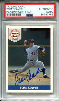 Tom Seaver Autographed 1992 Front Row Card (Psa)