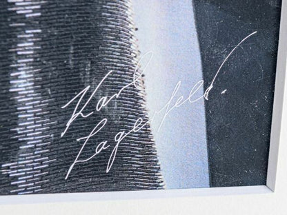 Chanel Karl Lagerfeld Rare Original Serigraph Special Exhibition Not For Sale